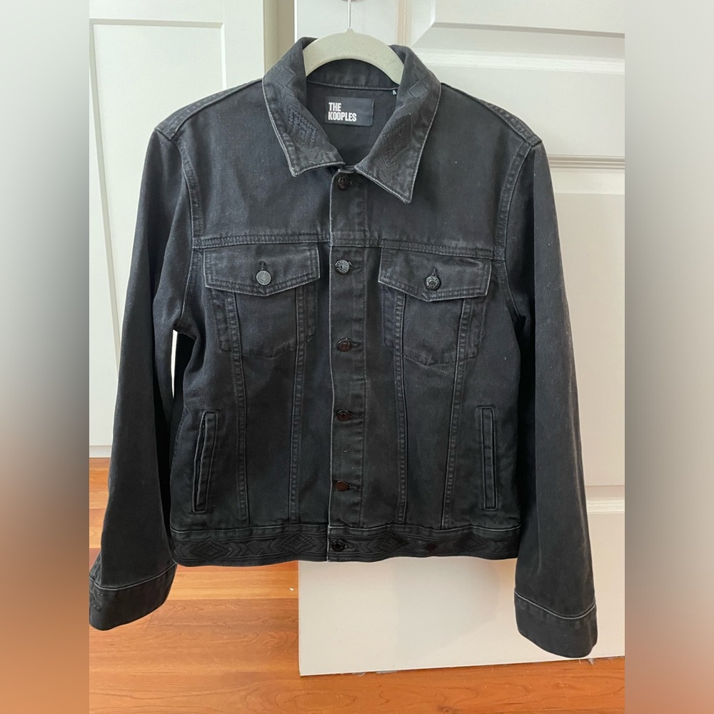 The KOOPLES black jean jacket